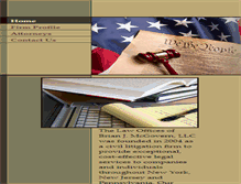 Tablet Screenshot of brianjmcgovernlaw.com